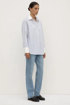 Alec Poplin Stripe Shirt