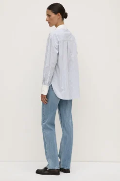 Alec Poplin Stripe Shirt