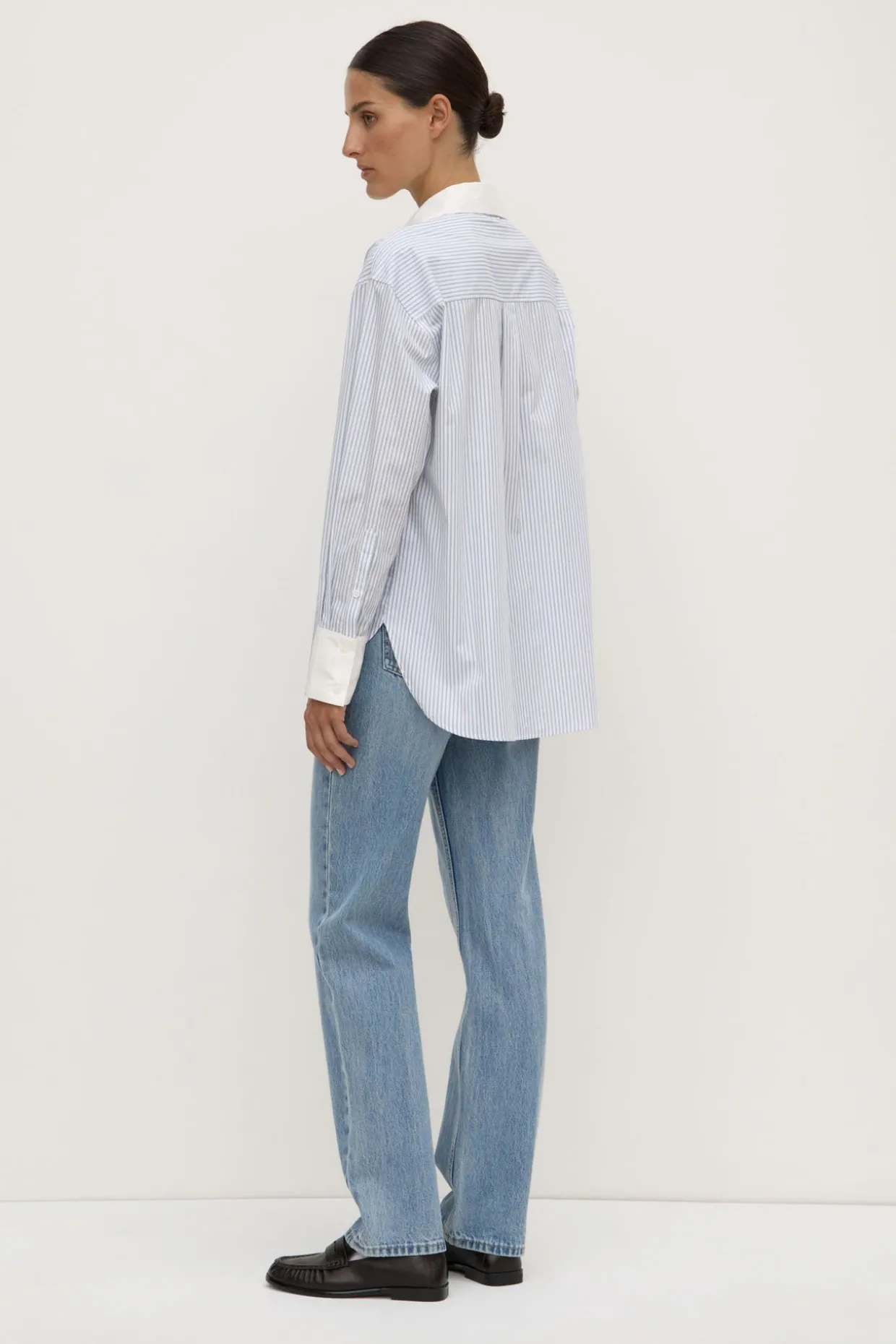 Alec Poplin Stripe Shirt