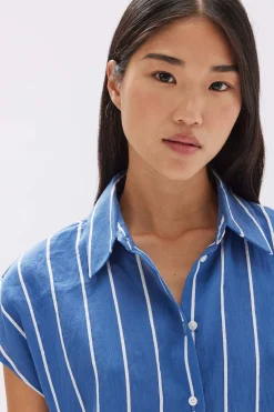 Ayla Stripe Shirt Dress