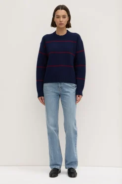 Beau Stripe Merino Wool Knit
