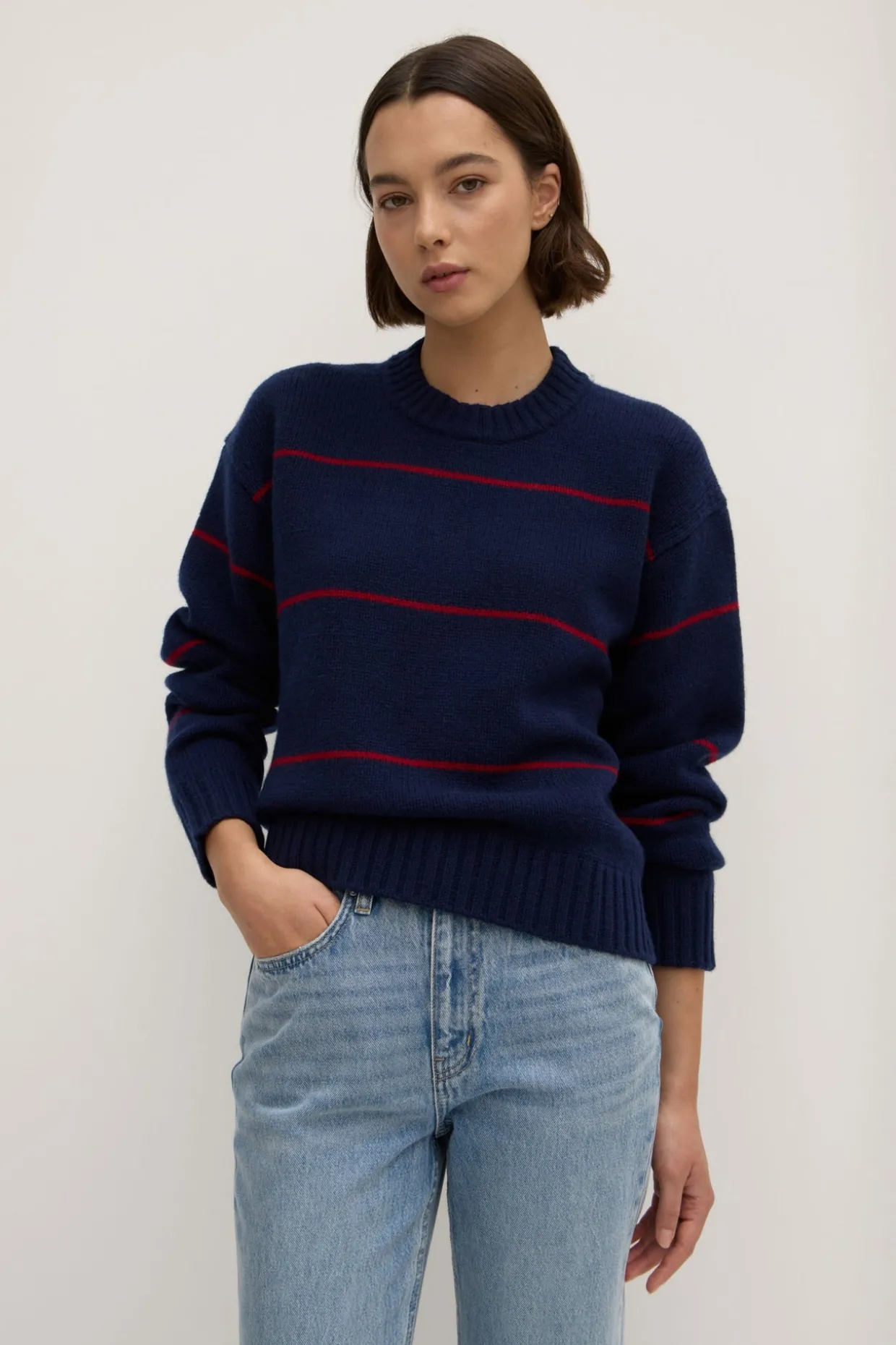Beau Stripe Merino Wool Knit
