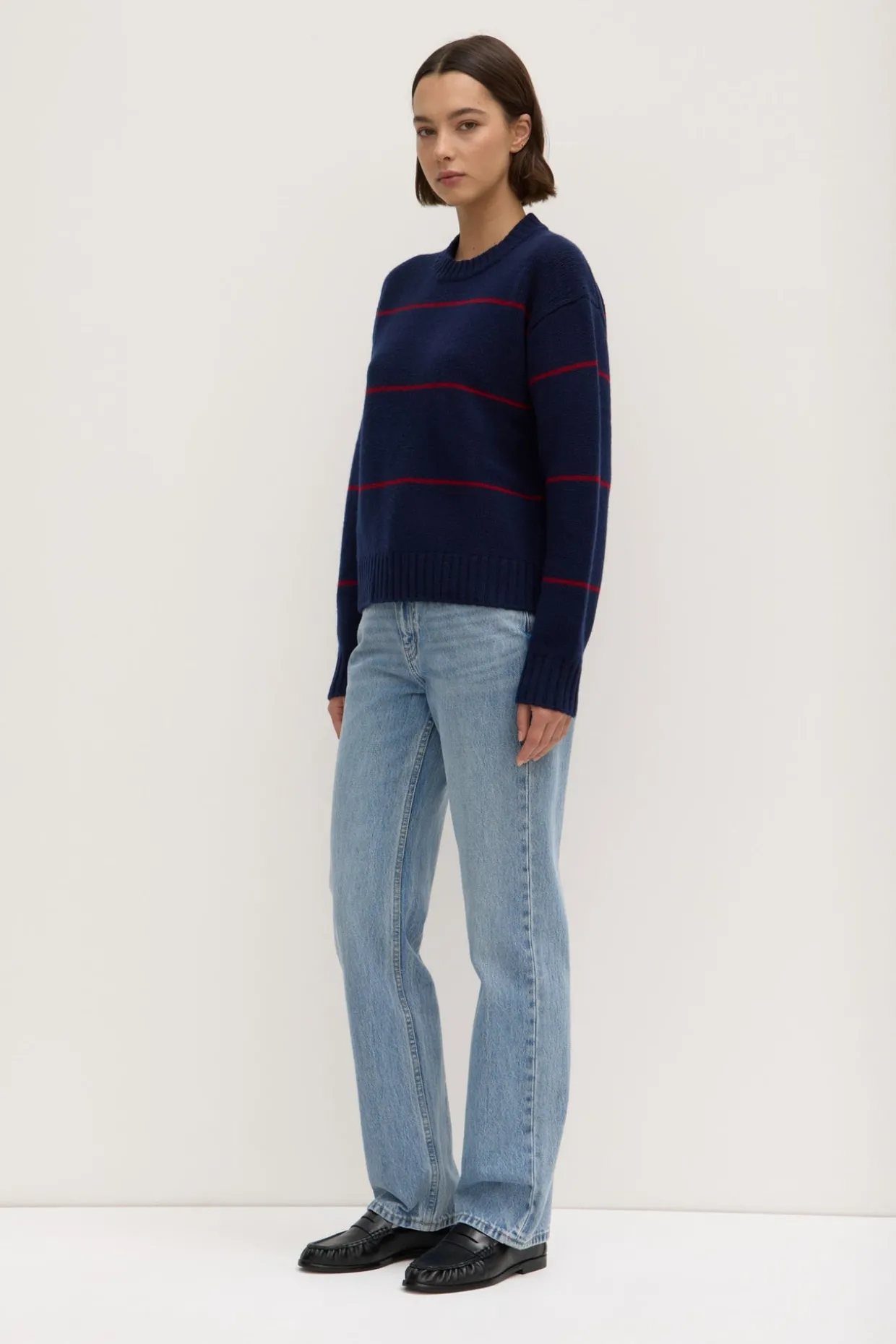 Beau Stripe Merino Wool Knit