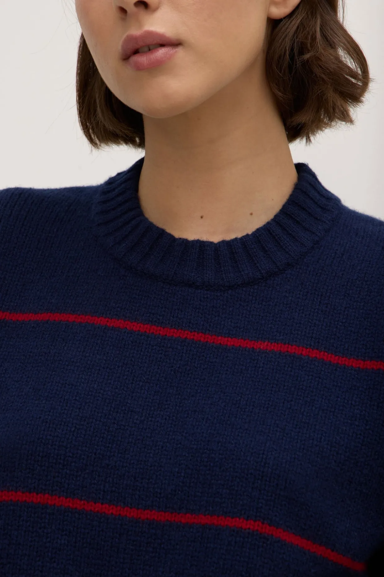 Beau Stripe Merino Wool Knit