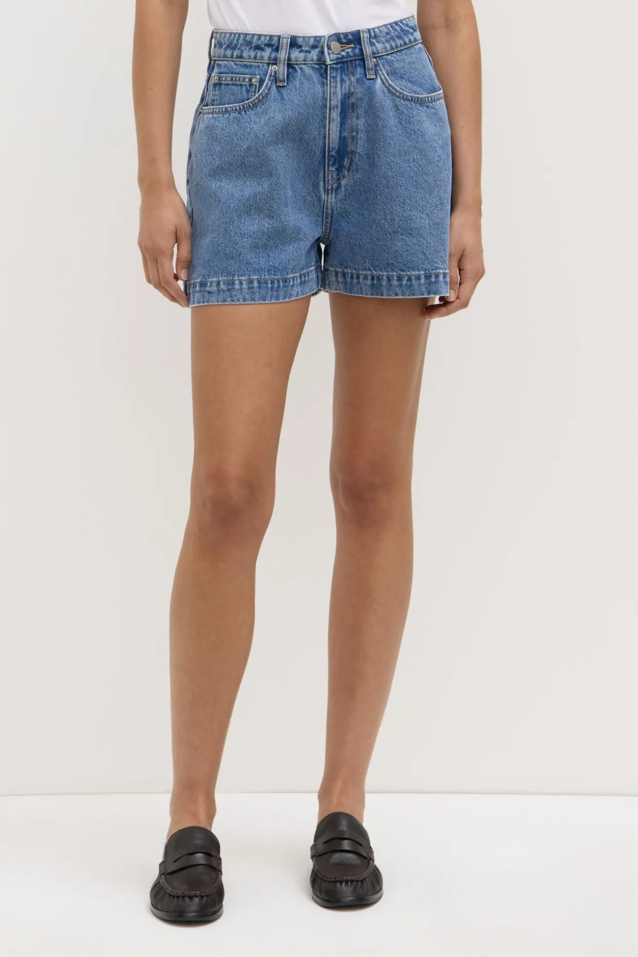 Boxy Denim Short