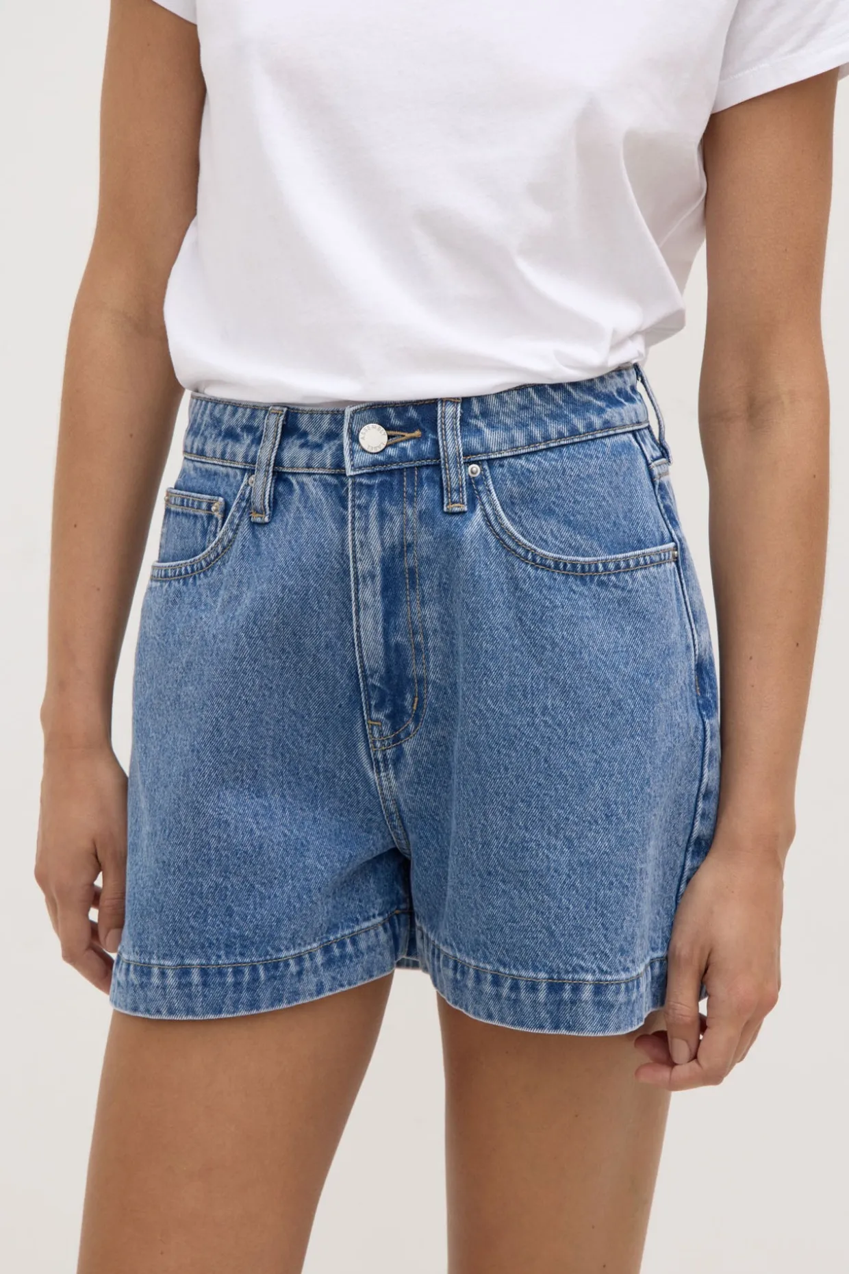 Boxy Denim Short