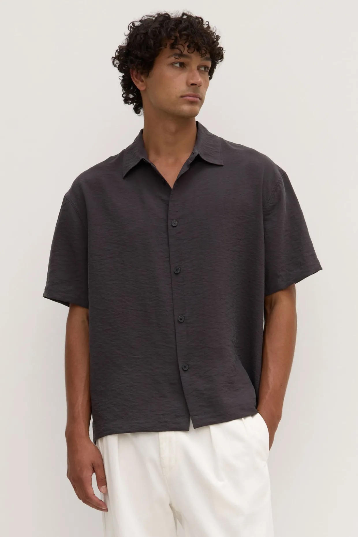 Brook Silk Short Sleeve Shirt