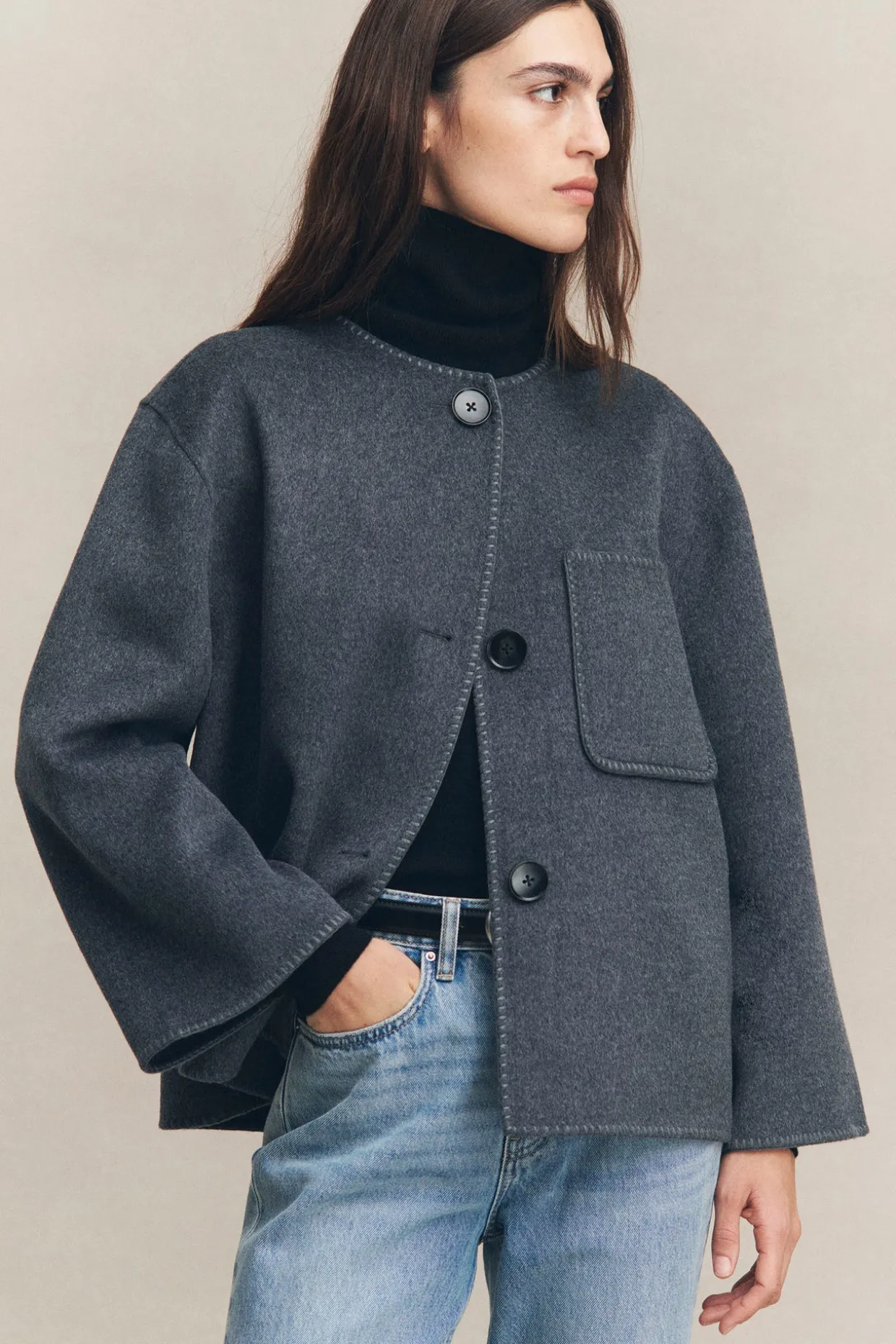 Camille Wool Cashmere Jacket