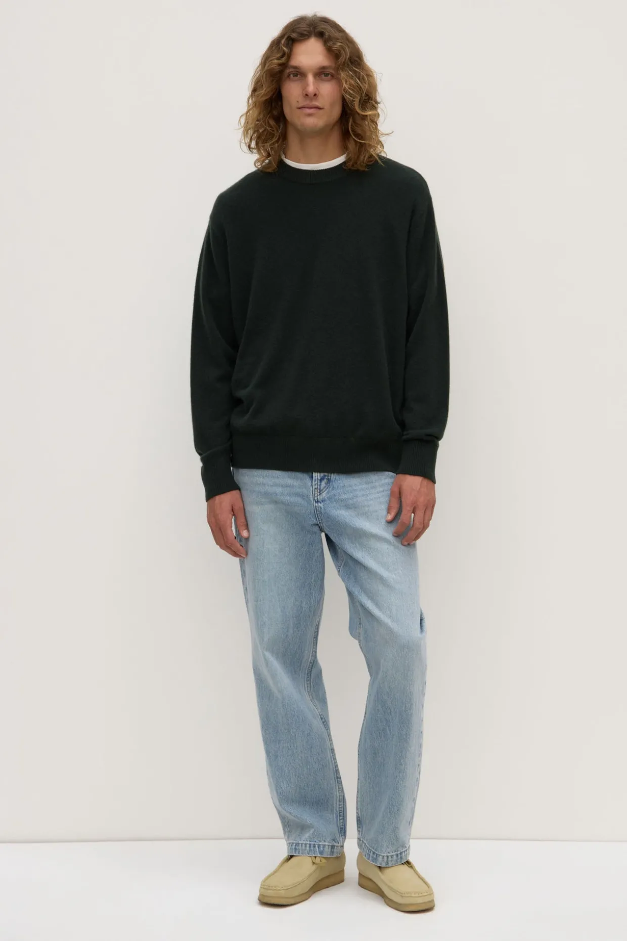 Cashmere Crew Neck Knit