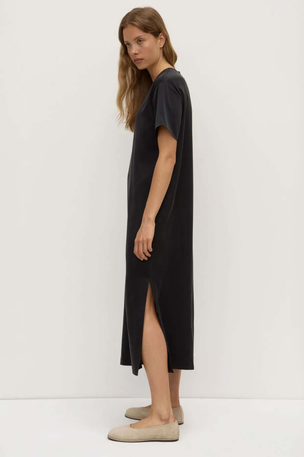 Ena Silk Tee Dress