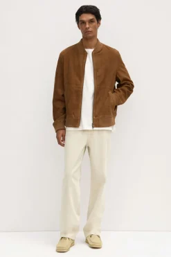 Finlay Suede Bomber Jacket