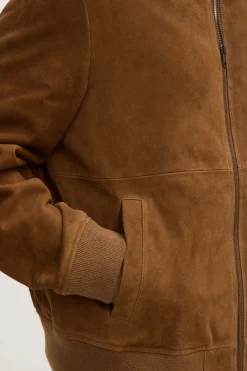 Finlay Suede Bomber Jacket