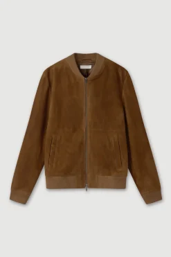 Finlay Suede Bomber Jacket