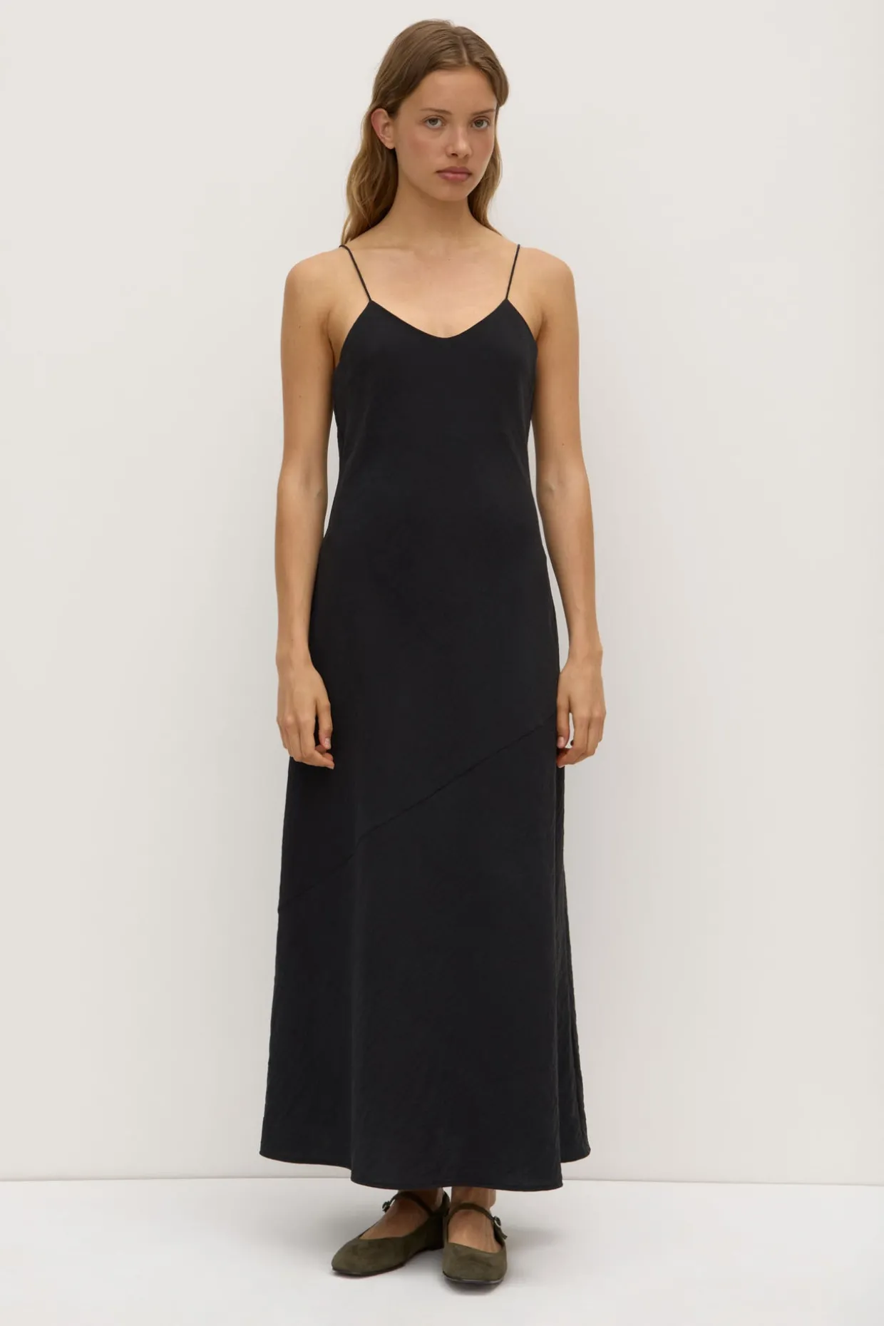 Heather Silk Blend Maxi Dress