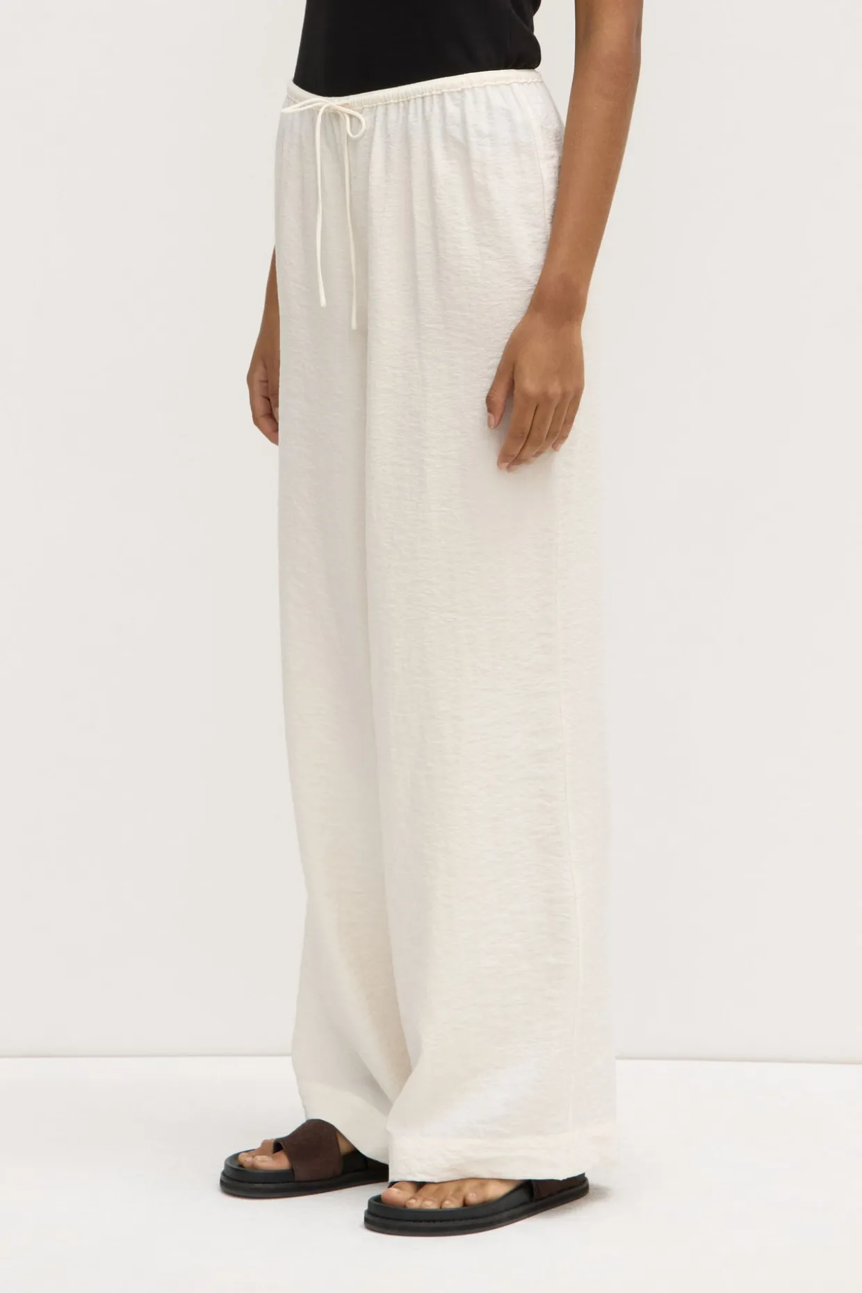 Heather Silk Blend Pant