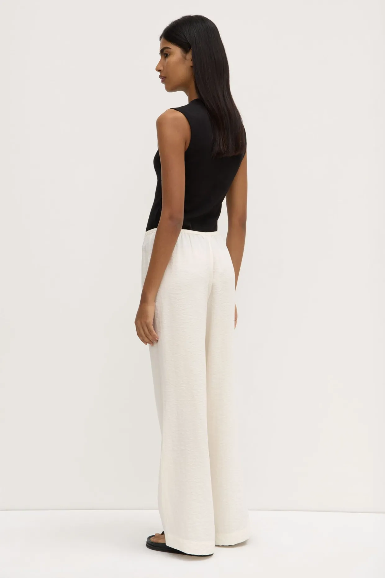 Heather Silk Blend Pant
