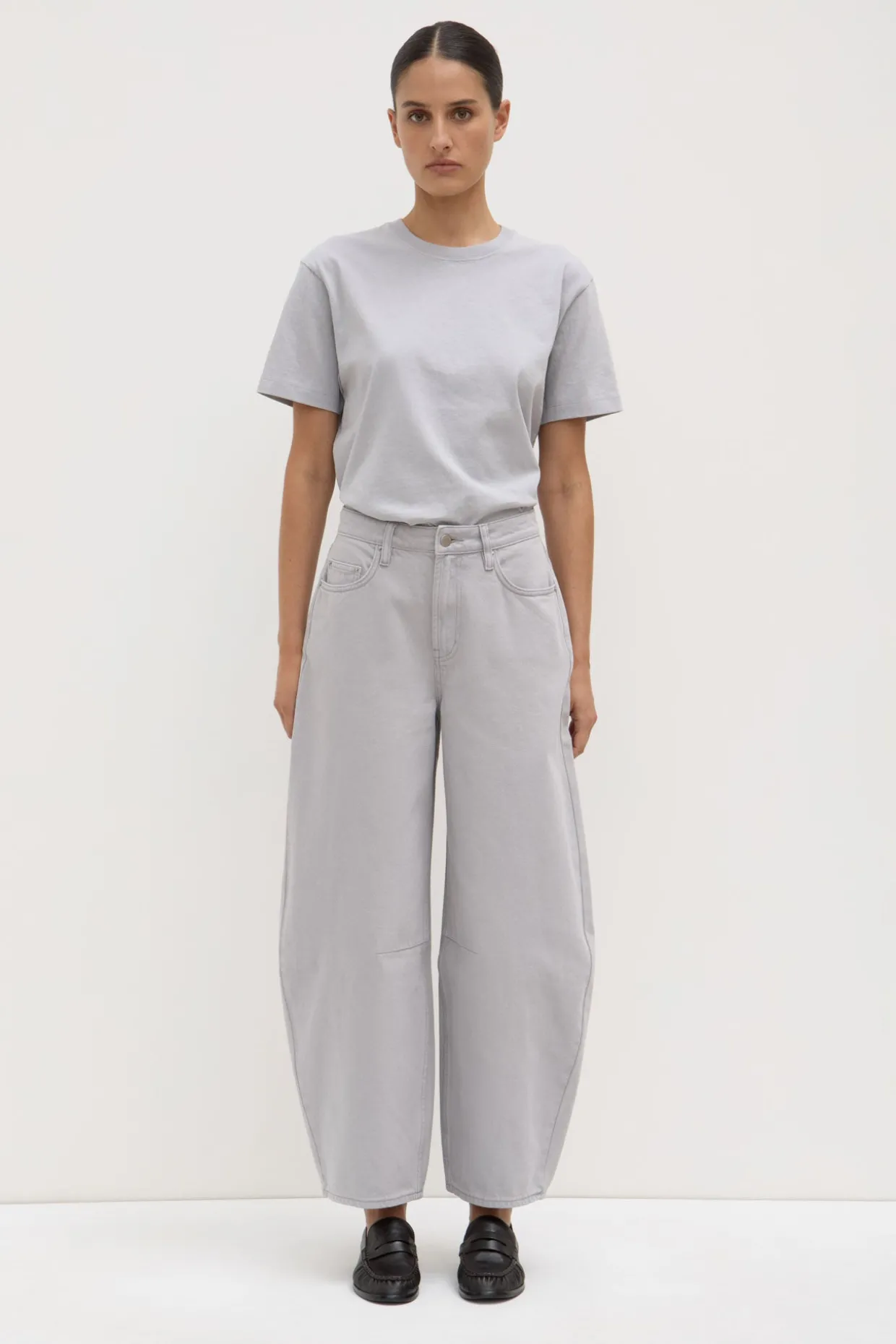 High Rise Barrel Jean