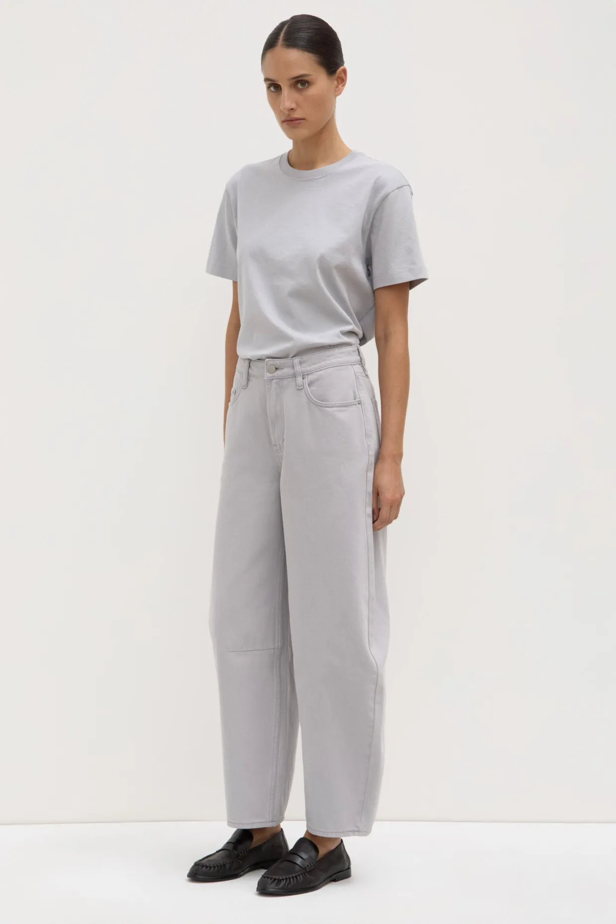 High Rise Barrel Jean