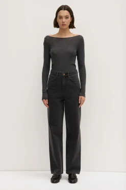 High Waist Straight Jean