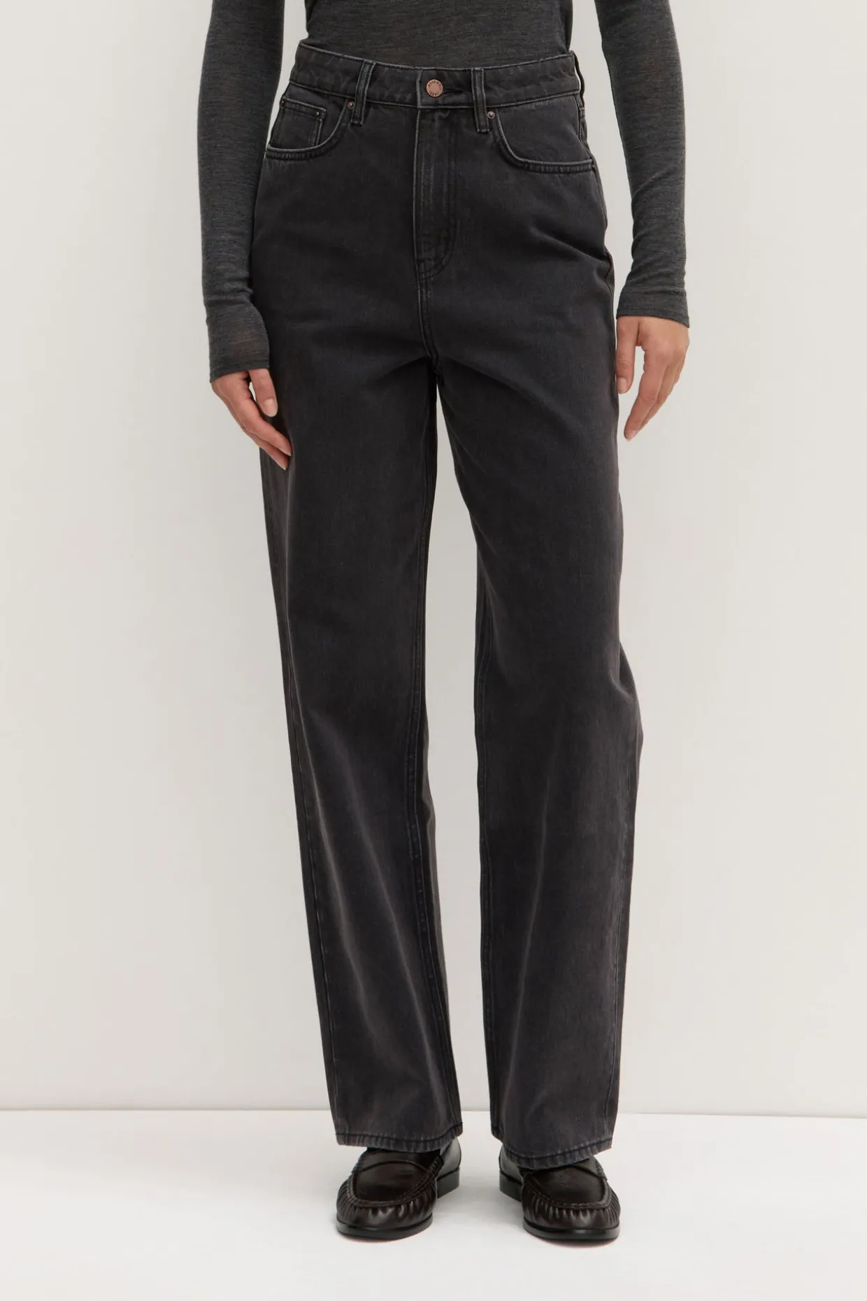 High Waist Straight Jean