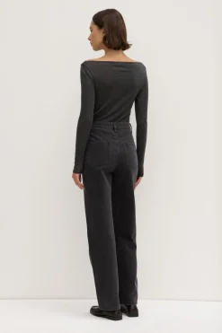 High Waist Straight Jean