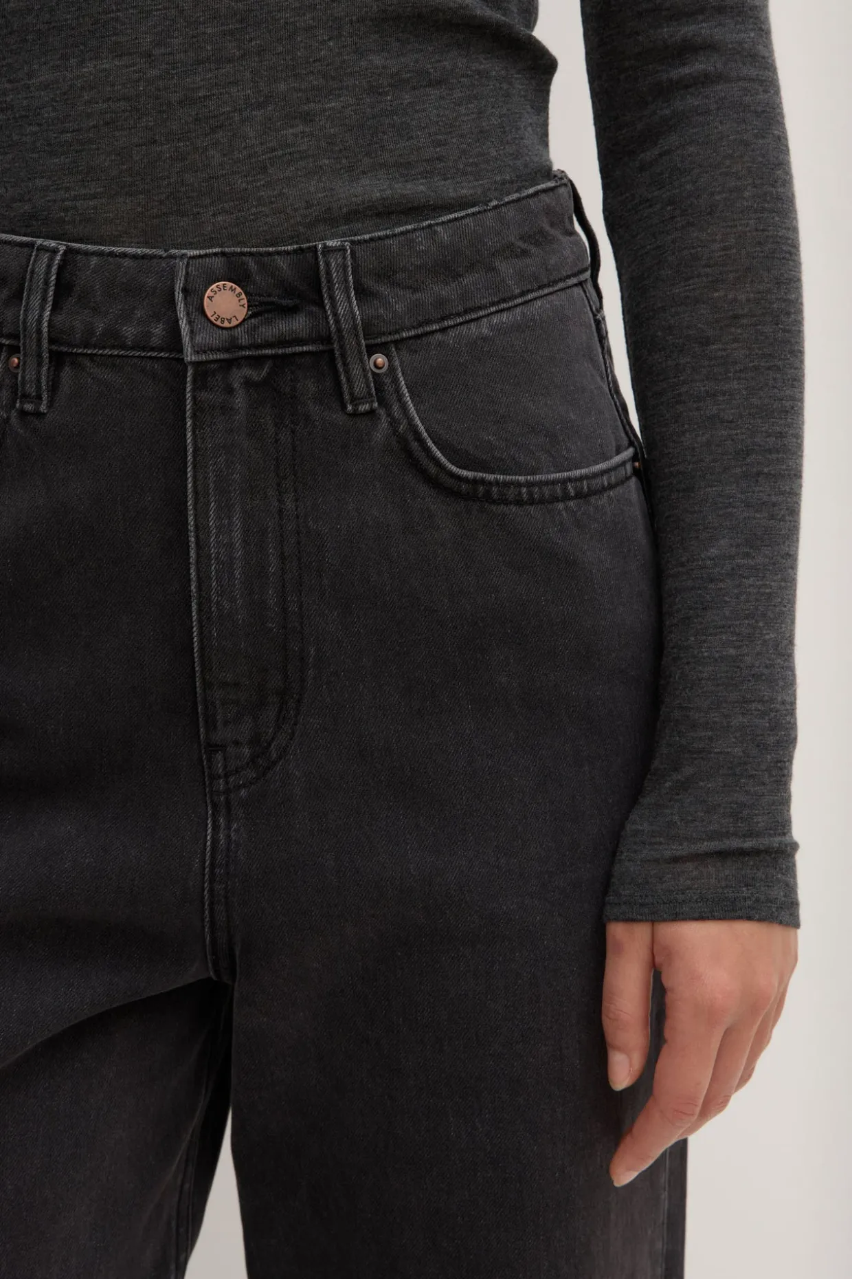 High Waist Straight Jean