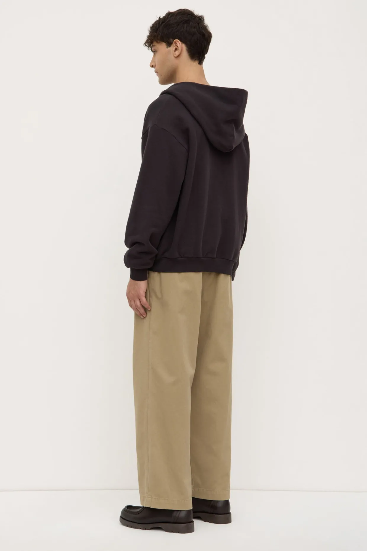 Hudson Relaxed Zip Fleece Hoodie