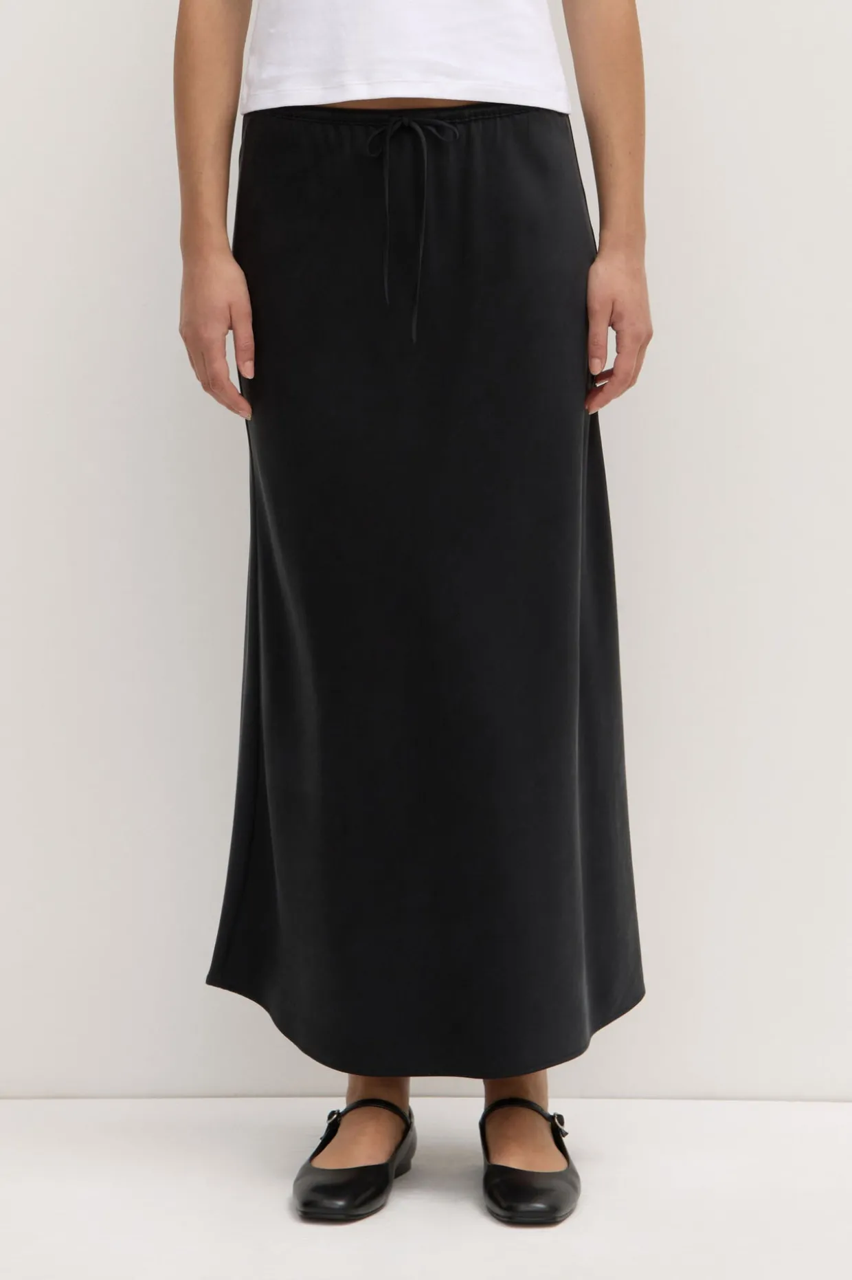 Irina Silk Bias Skirt