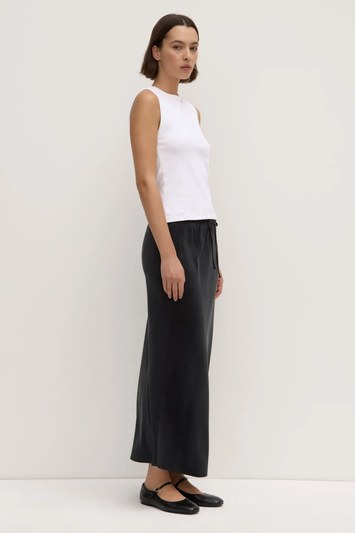 Irina Silk Bias Skirt