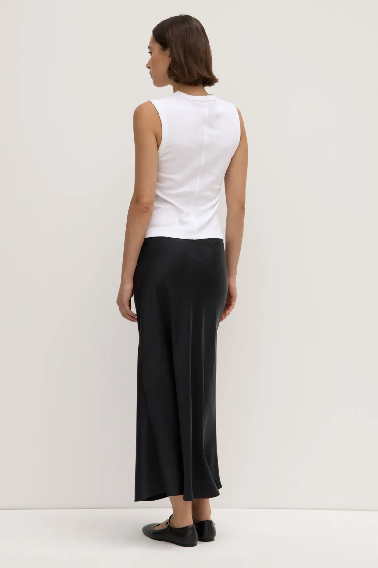 Irina Silk Bias Skirt