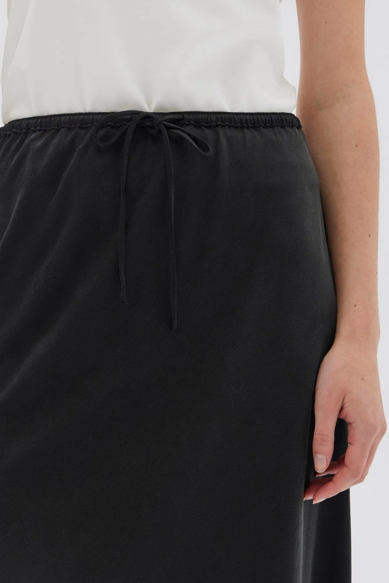 Irina Silk Bias Skirt