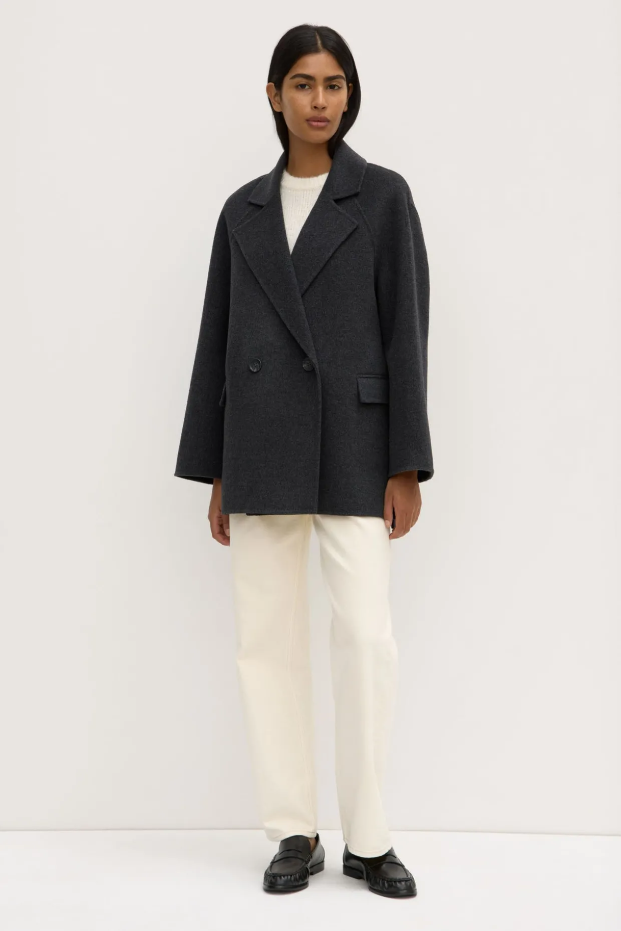 Katya Double Breasted Wool Coat