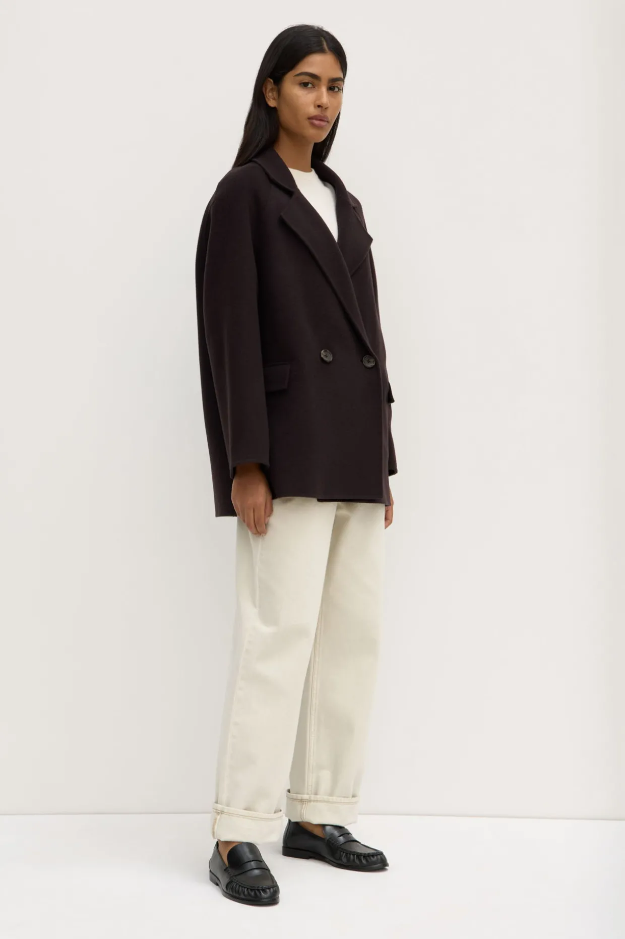 Katya Double Breasted Wool Coat