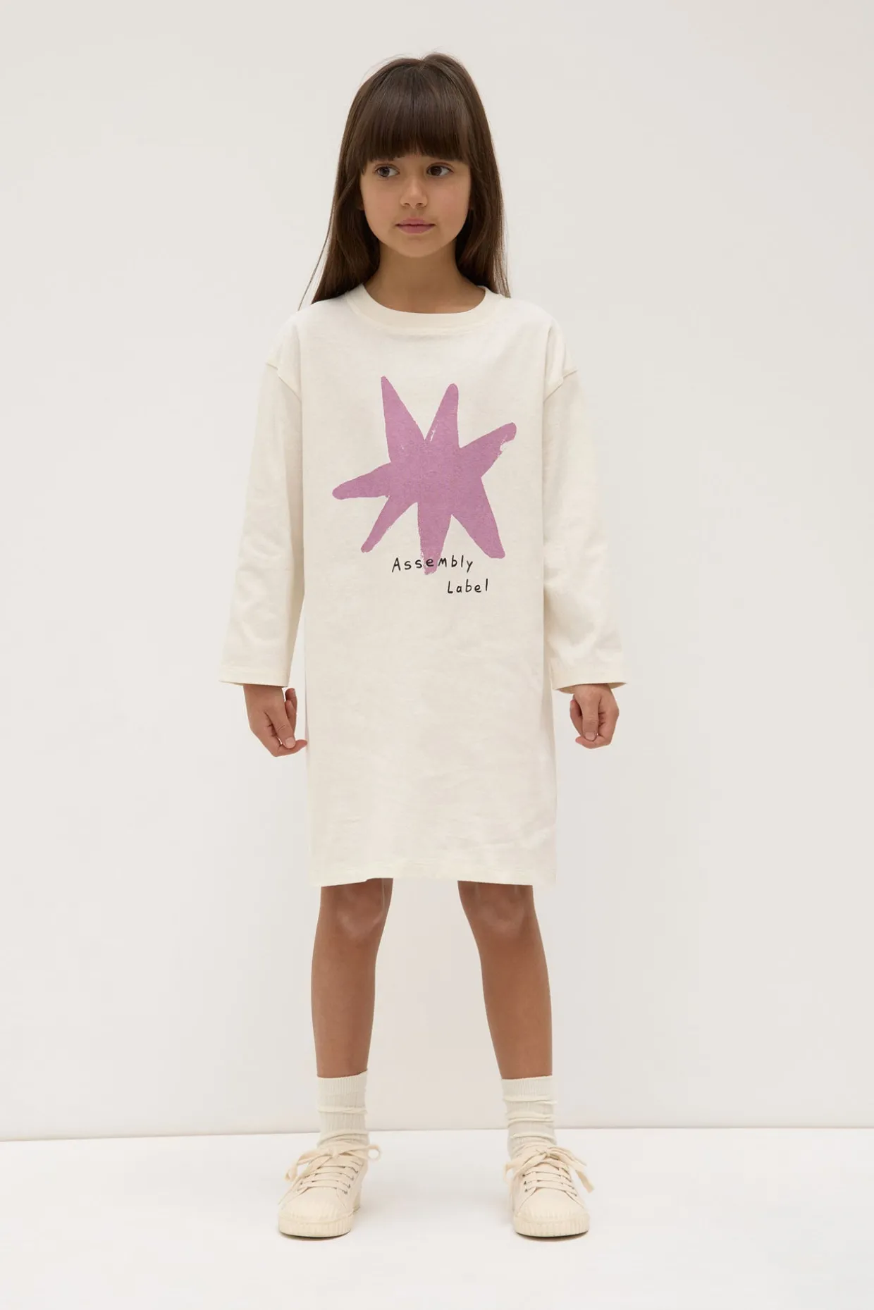 Kids Long Sleeve Jersey Dress
