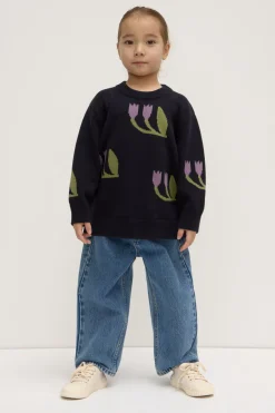 Kids Tulip Intarsia Knit