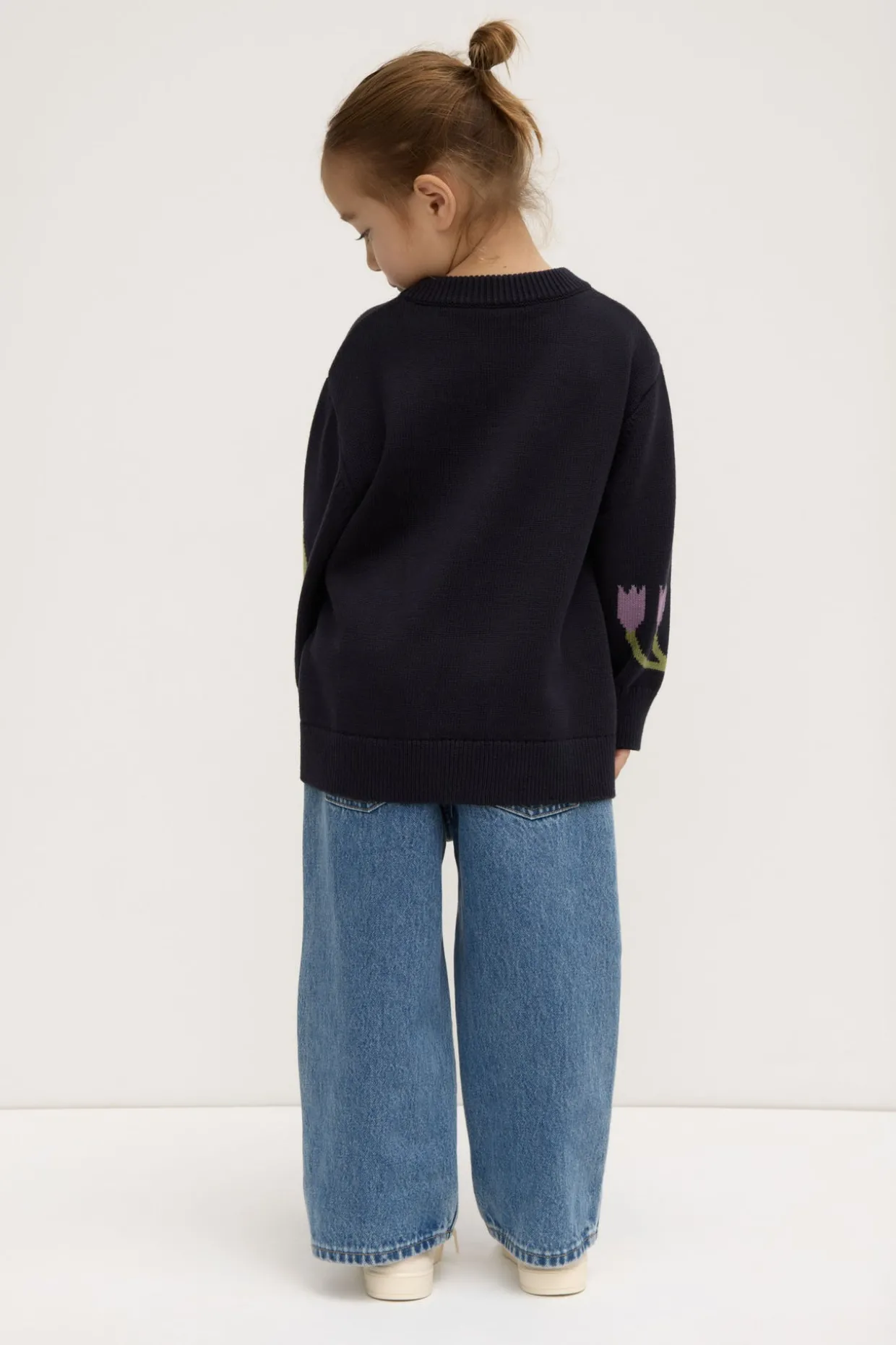 Kids Tulip Intarsia Knit