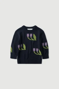 Kids Tulip Intarsia Knit
