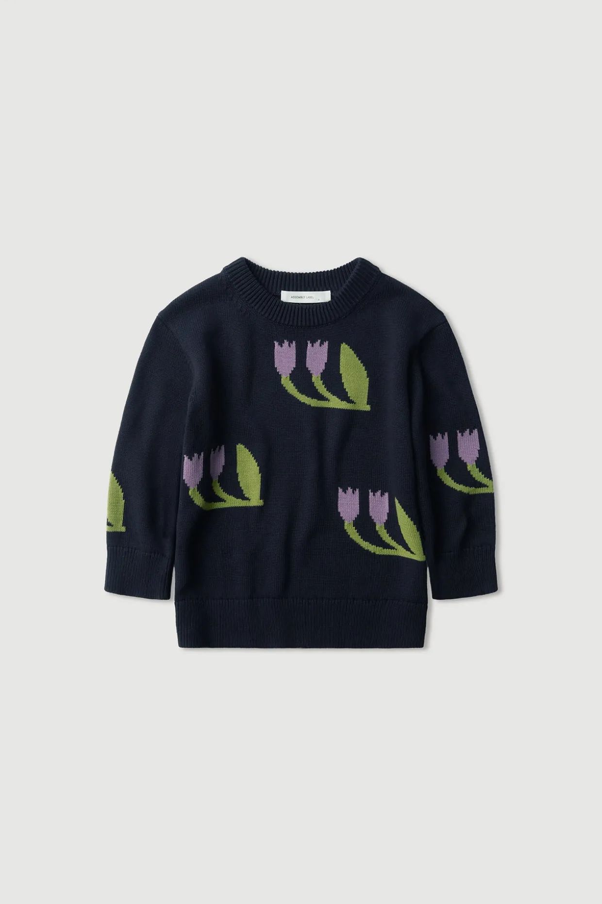 Kids Tulip Intarsia Knit