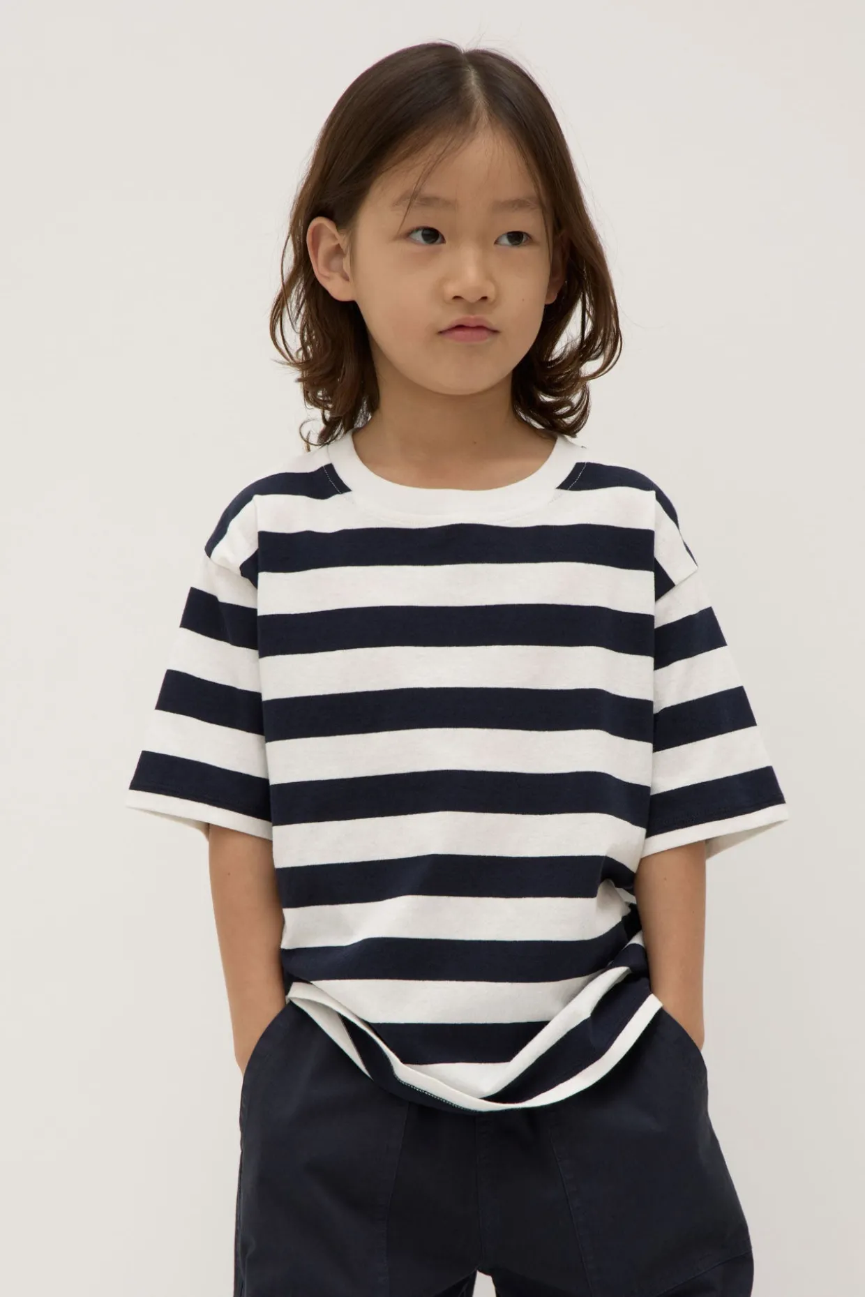 Kids Wide Stripe Tee