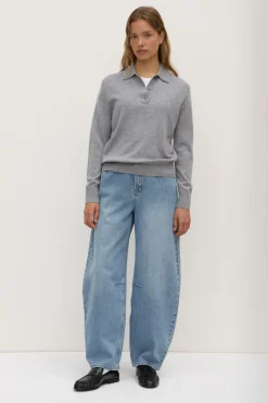 Lara Cashmere Knit Polo