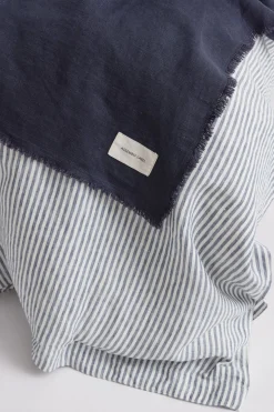 Linen Duvet Cover Ocean Stripe