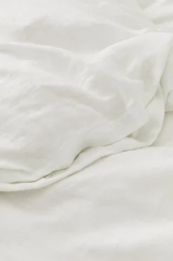 Linen Duvet Cover White