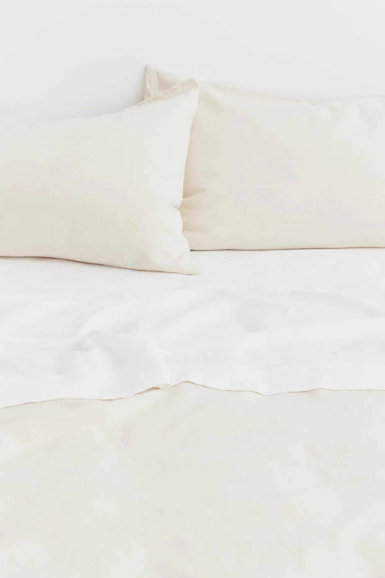 Linen Flat Sheet White