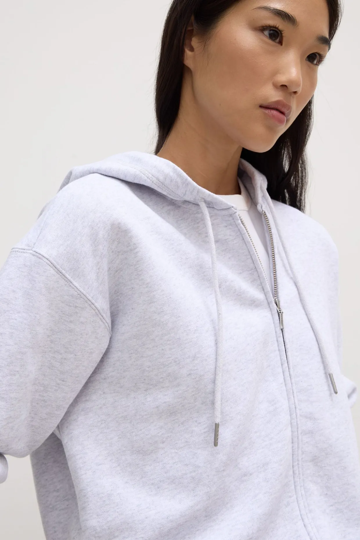 Louisa Hooded Zip Sweater