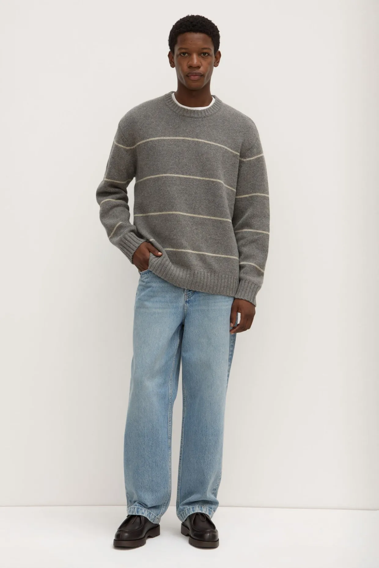 Luca Merino Stripe Knit