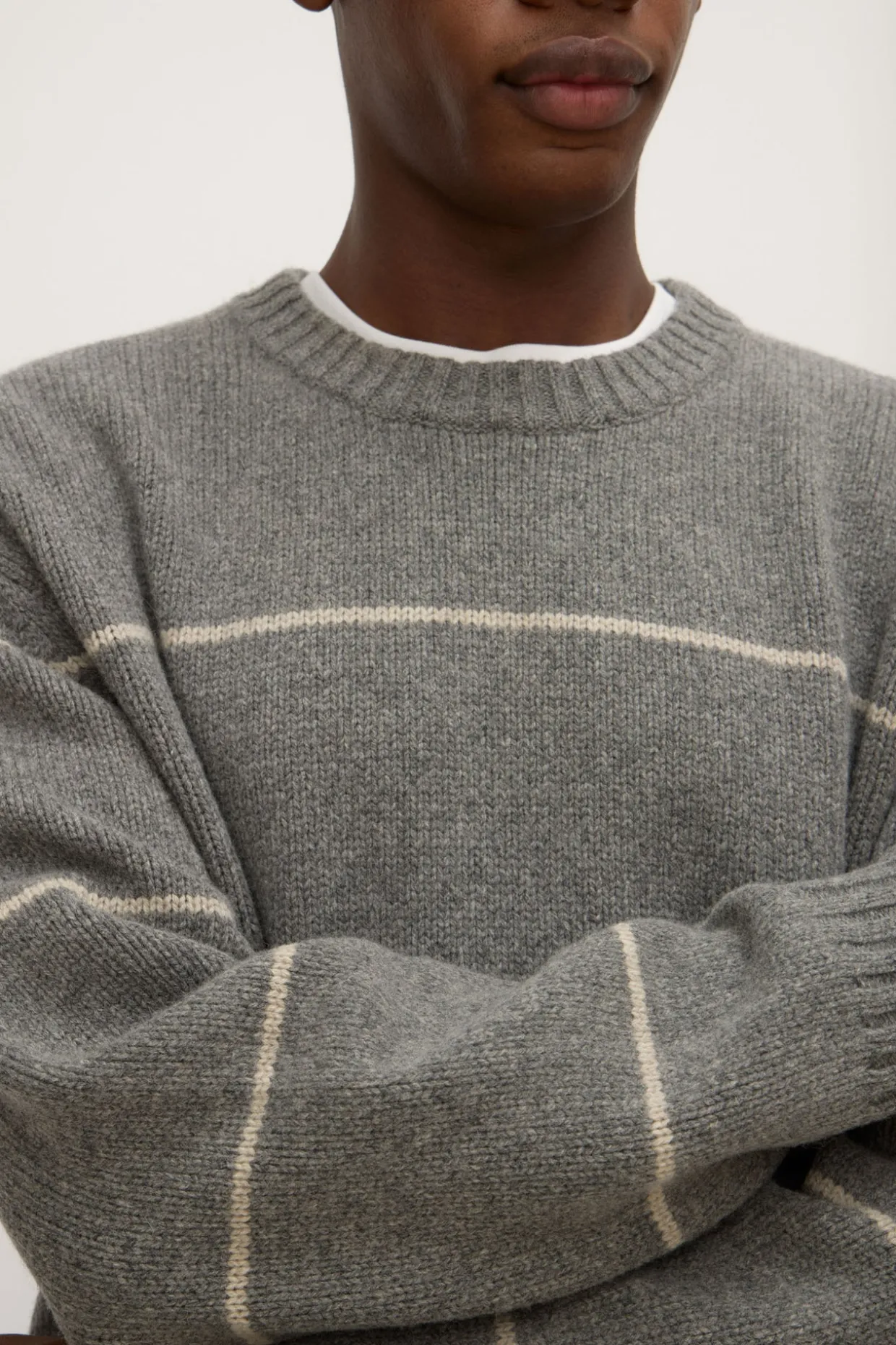 Luca Merino Stripe Knit