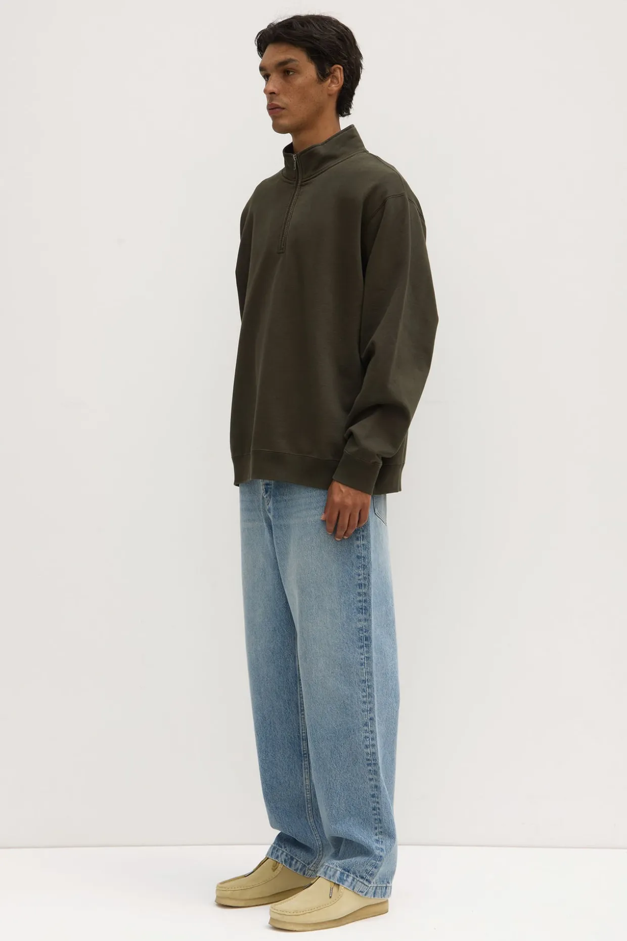 Mens Weekender Funnel Neck Fleece
