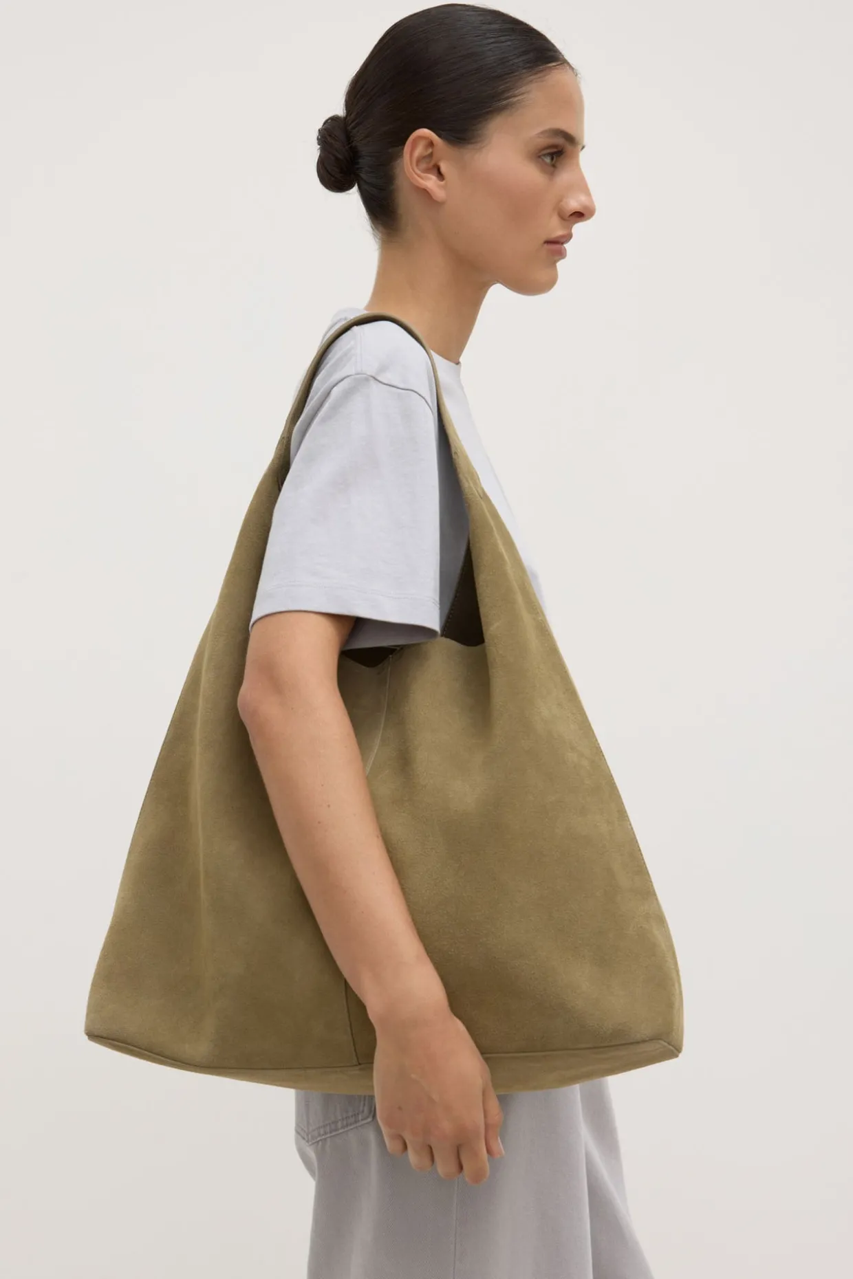 Neve Suede Shoulder Bag