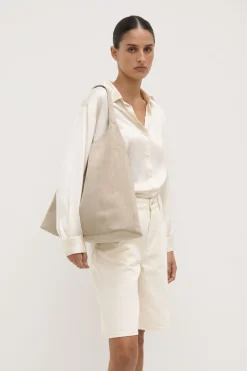 Neve Suede Shoulder Bag