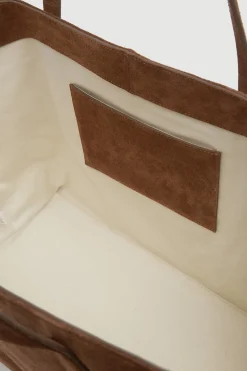 Olivia Suede Tote Bag